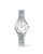 LONGINES FLAGSHIP [L4.274.4.21.6], a luxury stainless steel wristwatch with a white dial, Roman numeral hour markers, and a date window at the 3 o'clock position.