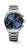 Longines Spirit Automatic Chronograph Watch, stainless steel case and bracelet with blue dial, chronograph subdials, and tachymeter scale for precise timing.