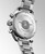 Longines Spirit [L3.820.4.93.6] watch, stainless steel case back with globe logo and engravings, including Swiss made, water resistance, and model number.