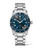 Longines Spirit [L3.812.4.93.6], a luxury men's wristwatch featuring a stainless steel bracelet and blue dial with chronograph functions.