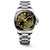 LONGINES HYDROCONQUEST [L3.790.4.06.6], a luxury men's automatic diving watch with a stainless steel bracelet, green dial, and unidirectional bezel.