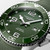 Longines HydroConquest Men's Dive Watch, Green Dial and Bezel with Stainless Steel Case and Green Textile Strap.