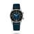 Longines Legend Diver, luxury automatic wristwatch with a blue dial, rotating bezel, and fabric strap.