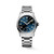 Longines Spirit [L3.410.4.93.6], a luxury men's wristwatch with a stainless steel bracelet and case, featuring a blue dial with luminous hands and markers, chronometer certification, and date display.