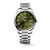 Longines The Longines Master Collection [L2.893.4.09.6], luxury men's wristwatch with green dial, Roman numeral markers, stainless steel bracelet, date display, automatic movement, Swiss made
