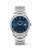 LONGINES THE LONGINES MASTER COLLECTION [L2.793.4.97.6], image of a luxury stainless steel automatic wristwatch with a blue dial, diamond hour markers, date window, and a stainless steel bracelet.