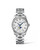 LONGINES THE LONGINES MASTER COLLECTION [L2.409.4.78.6] 7612356219628, a luxury stainless steel wristwatch with a white dial, blue hands, moon phase display, and automatic movement.