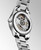Longines The Longines Master Collection watch, stainless steel case and bracelet with transparent case back showcasing the mechanical movement.