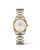 LONGINES THE LONGINES MASTER COLLECTION [L2.257.5.87.7] 7612356218188, elegant two-tone wristwatch with gold and steel bracelet and a mother-of-pearl dial featuring diamond hour markers and a date display.