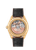Omega Seamaster Olympic Official Timekeeper Co-Axial Master Chronometer 39.5mm watch, back view showcasing the intricate mechanical movement and gold case with engraved inscriptions.