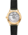 OMEGA De VillePrestige co-axial Master Chronometer 34 mm watch, open case back showing intricate movement and rotor.