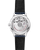 OMEGA De VillePrestige co-axial Master Chronometer 34 mm, close-up of the transparent case back showing intricate mechanical movement and branding details.