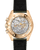 OMEGA Speedmaster Moonwatch Professional co-axial Master Chronometer Chronograph 42 mm, detailed view of the watch's intricate skeletonized movement and gold case.
