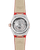 Omega Constellation Co-Axial Master Chronometer 29 mm, view of the transparent case back showing the Swiss automatic movement with red accents and intricate detailing.