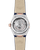 OMEGA Constellation co-axial Master Chronometer 29 mm wristwatch, showing the transparent case back revealing the automatic movement with engraved details.