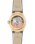 OMEGA Constellation co-axial Master Chronometer 29 mm watch, back view showing the transparent case back and intricate mechanical movement.