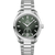 OMEGA Seamaster Aqua Terra 150M Co-Axial Master Chronometer Small Seconds 38 mm [22010382010001], green dial watch with stainless steel bracelet.