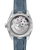 Omega Seamaster Aqua Terra 150M co-axial Master Chronometer Small Seconds 41 mm watch, showcasing the transparent case back revealing the automatic movement with purple jewel bearings and intricate mechanical details.