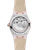 OMEGA Constellation Co-Axial Master Chronometer Small Seconds 34 mm watch, showing the detailed mechanical movement through a clear case back with the watch's inner workings and branding.