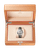 OMEGA De VilleTrésor co-axial Master Chronometer Power Reserve 40 mm watch, silver dial with black leather strap displayed inside a polished wooden presentation box.