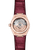 Omega Constellation Co-Axial Master Chronometer 29 mm watch, view of the transparent case back showing the intricate automatic movement inside.