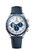 OMEGA Speedmaster Anniversary Series Co-Axial Master Chronometer Chronograph 42 mm, detailed image of a stylish watch with a white dial, blue subdials, tachymeter bezel, and a blue fabric strap.