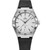 OMEGA Constellation co-axial Master Chronometer 41 mm wristwatch, silver dial with Roman numeral bezel, black strap, and date display at 6 o'clock.