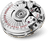 OMEGA Constellation co-axial Master Chronometer 39 mm, close-up view of the watch movement showcasing intricate gears, precise craftsmanship, and branding text on the rotor
