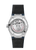 Omega Constellation co-axial Master Chronometer 39 mm, view of the watch's transparent case back showcasing the intricate automatic movement and red details on the rotor.
