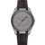 Omega Seamaster Aqua Terra 150M co-axial Master Chronometer 41 mm watch, silver dial with horizontal teak pattern, black strap with red stitching.