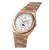 Valuchi Watches VALUCHI [ VT-WGW-001 ], a luxury rose gold wristwatch featuring a white dial with multiple subdials and a moon phase indicator.