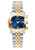 AIGNER Aigner Watch, luxury wristwatch with a blue dial, gold and silver two-tone bracelet, and a distinct gold bezel engraved with 'AIGNER' and 'GEN'.