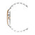AIGNER Aigner Watch [AGW.269008], silver and rose gold men's wristwatch with ceramic bracelet and round case.