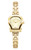 AIGNER Aigner Watch, luxurious gold-tone women's wristwatch with a unique horse head shaped case and elegant bracelet strap.