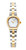AIGNER Aigner Watch [AGW.256002], featuring a two-tone stainless steel and gold bracelet with an oval gold bezel and a mother of pearl dial with minimalistic gold hands and markers.