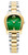 AIGNER Aigner Watch [AGW.250004], luxury wristwatch with green dial, gold-tone bezel, and two-tone stainless steel bracelet featuring gold and silver links.