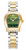 Aigner Watch, luxury wristwatch with gold and silver bracelet, green dial, gold detailing, and distinctive branding.