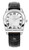 AIGNER Aigner Watch [AGW.244001], a stylish silver luxury watch with a black leather strap and Roman numeral hour markers.