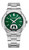 AIGNER Aigner Watch [AGW.241005], stainless steel wristwatch with a green textured dial and silver-tone hands and markers.