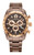 AIGNER Aigner Watch [AGW.236003], luxury men's chronograph wristwatch with black dial, gold-tone bezel, and stainless steel bracelet.