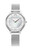 AIGNER Aigner Watch [AGW.233001], a stylish silver watch with a mother-of-pearl dial and a mesh strap.