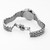 Roamer Watch, silver stainless steel bracelet with deployment clasp and detailed case back.