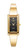 ROAMER WATCH [866845 48 55 20], luxury gold-toned rectangular women's wristwatch with a black dial, diamond accents, and Swiss craftsmanship.