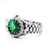 Roamer Watch, stainless steel wristwatch with a green dial, sporty design, rotating bezel, date display, and water-resistant features.