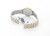 ROAMER WATCH, Two-tone stainless steel watch with gold and silver links and a fold-over clasp.