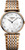 LONGINES Elegance Lyre [L4.866.1.97.7], luxury women's watch with a mother-of-pearl dial, diamond hour markers, and a two-tone stainless steel and rose gold bracelet.