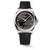LONGINES [L3.830.4.52.9], men's luxury wristwatch with black dial, silver-tone case, and black rubber strap.