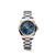 LONGINES Sport Conquest [L3.320.5.92.6], a luxury men's wristwatch with a stainless steel bracelet, blue dial, and rose gold bezel.