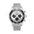 BREITLING Superocean Heritage B01 Chronograph 44 [AB0162121G1A1], a luxury men's wristwatch with a stainless steel mesh strap, white dial, black subdials, and chronograph features.