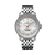 BREITLING Navitimer Automatic 35, a luxury silver stainless steel wristwatch with a white dial and multiple chronograph features.